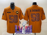 kansas city chiefs #58 derrick thomas 23 Salute