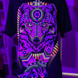 lobo blanco Cotton Black Casual