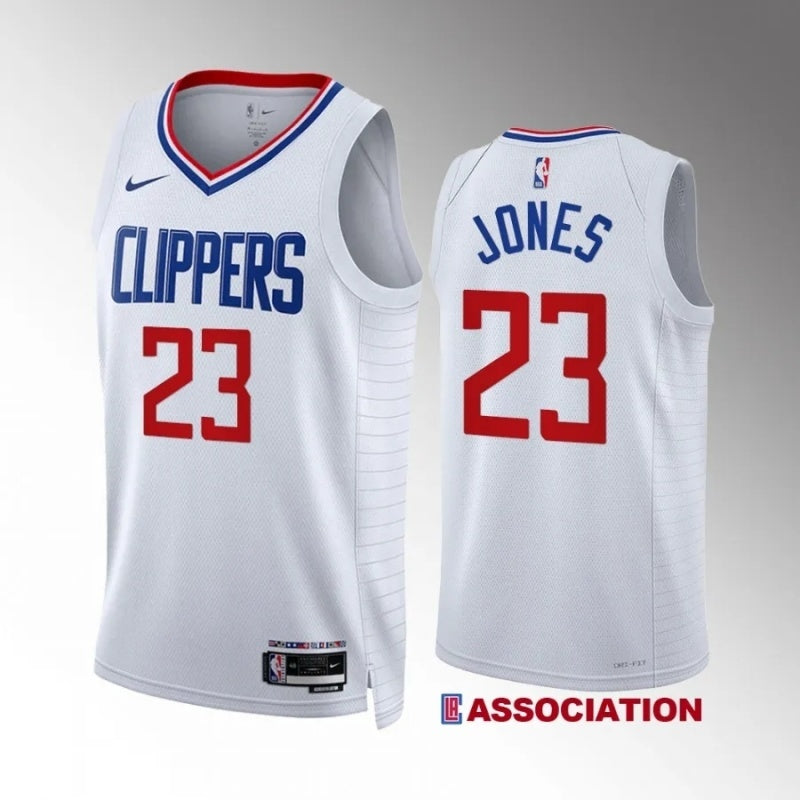 los angeles clippers #23 kai jones white association edition men jersey