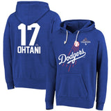 los angeles dodgers #17 shohei ohtani royal 2024 world series champions name &_1