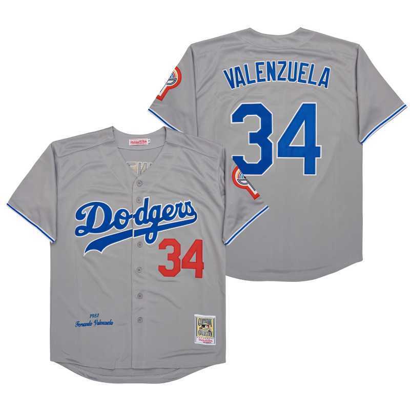 los angeles dodgers #34 fernando valenzuela Style 1