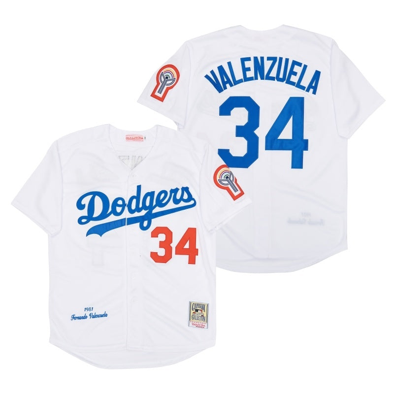 los angeles dodgers #34 fernando valenzuela Style 22