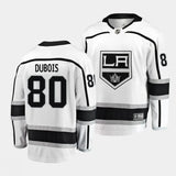 los angeles kings #80 pierre-luc dubois away white breakaway player jersey