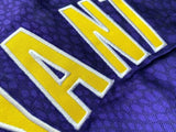 los angeles lakers #24 kobe bryant mitchell & ness Kobe Hall of Fame au Double-Sided Snakeskin Two-Tone Home Yellow 8 # Away Purple 24 # Embroidered Jersey Style 3