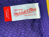 los angeles lakers #24 kobe bryant mitchell & ness Kobe Hall of Fame au Double-Sided Snakeskin Two-Tone Home Yellow 8 # Away Purple 24 # Embroidered Jersey Style 1