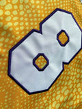 los angeles lakers #8 kobe bryant mitchell & ness Kobe Hall of Fame au Double-Sided Snakeskin Two-Tone Home Yellow 8 # Away Purple 24 # Embroidered Jersey Style 7