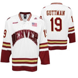 ncaa-cole-guttman-college-hockey-premier-white-jersey Style 1