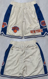 new yok knicks white 2025 shorts (run small)