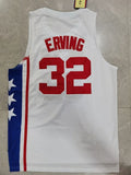 new york nets #32 erving Nets 32#j Dr. J - White Retro Jersey Style 2