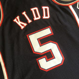 new york nets #5 kidd Nets 5 # 06-07 Year au Retro mn Embroidered Jersey Style 3