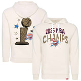 oklahoma city thunder cream 2025 finals champions metallic olsen tri-blend pullover