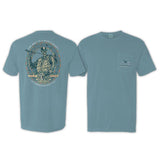 Old Row Outdoors Fly Fishing Skeleton Pocket Tee
