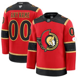 ottawa senators fanatics alternate custom premium jersey - red