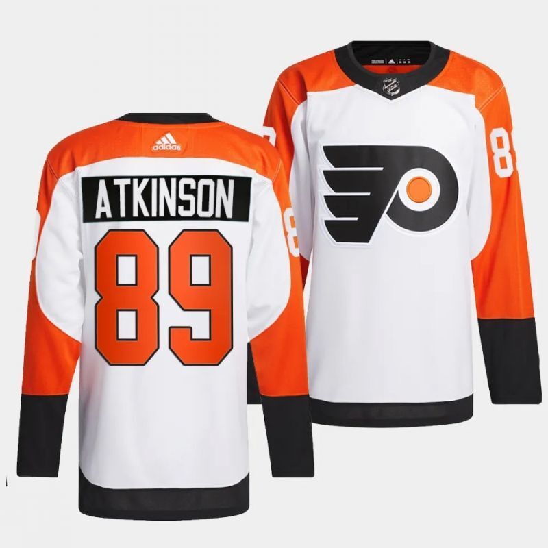philadelphia flyers #89 cam atkinson 2023-24 authentic white jersey