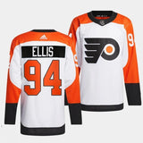 philadelphia flyers #94 ryan ellis 2023-24 authentic white jersey