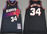 phoenix suns #34 charles barkley Barkley 34 # Black 1992-93 Retro Gold Logo