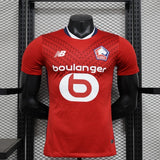 player version add+$5 24-25 lille home soccer jersey size s-2xl Style 2