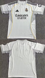 real madrid blank white 2025 home soccer jersey