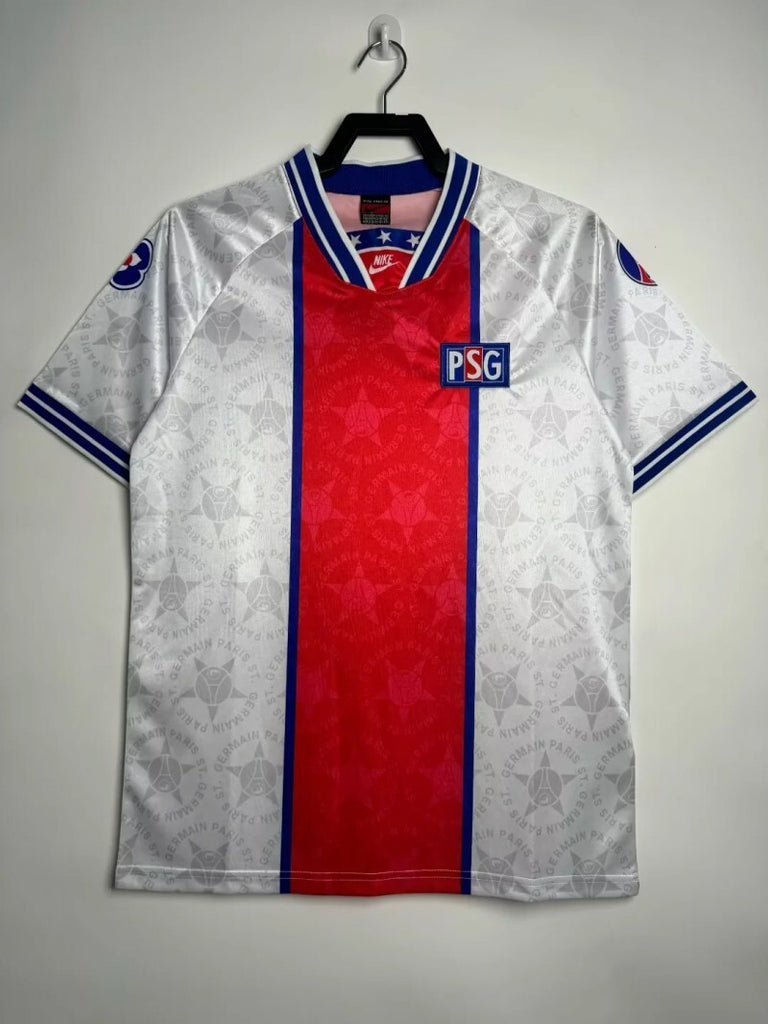 retro 94-95 parissg away soccer jersey size s-2xl Style 2