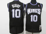 sacramento kings #10 mike bibby Kings 10 # Bibby Retro Logo Black