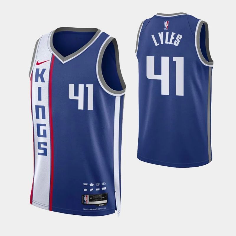 sacramento kings #41 trey lyles 2023-24 city edition swingman jersey