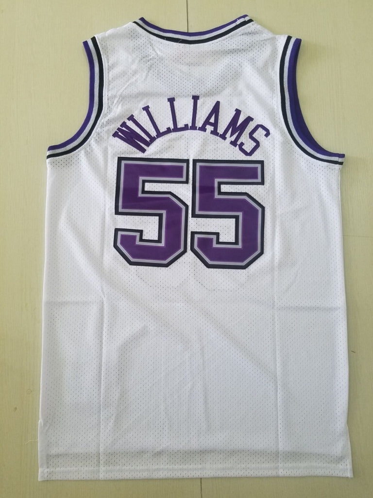 sacramento kings #55 jason williams Kings 55 White Retro s-xxl Style 1