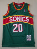 seattle supersonics #20 gary payton Supersonics 20 Red s-xxl Style 1