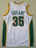 seattle supersonics #35 kevin durant Supersonics 35 White Retro s-xxl Style 2