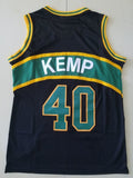 seattle supersonics #40 shawn kemp Supersonics 40 Black s-xxl Style 1