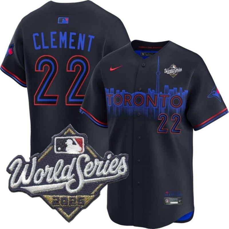 toronto blue jays #22 ernie clement city connect