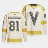 vegas golden knights #81 jonathan marchessault 2024 nhl winter classic jersey - cream