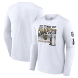 vegas golden knights white 2023 stanley cup champions long sleeve t-shirt