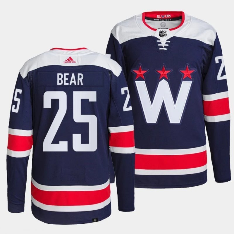washington capitals #25 ethan bear alternate navy.webp