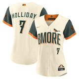 women baltimore orioles #7 jackson holliday 2026 city connect stadium jersey - natural_conew1