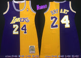 women los angeles lakers #24 kobe bryant Lakers 24 # Kobe Yin-Yang Edition Purple + Yellow Edition Women Dress Size s-x