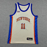 youth new yok knicks #11 jalen brunson Youth 26 Knicks 11 Off-White City Edition Style 2